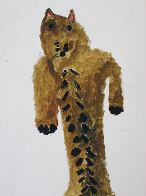 Bear (acrylic on canvas)